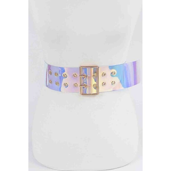 Holographic Transparent PVC Belt - Picture 3 of 3